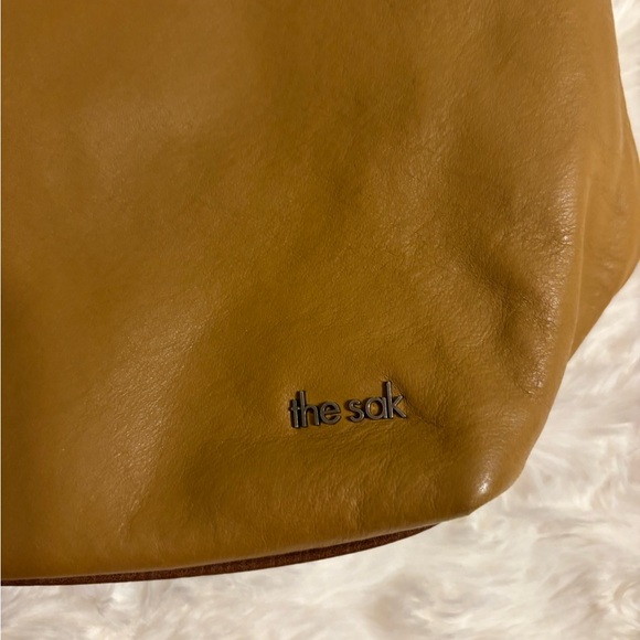 The Sak Brown Leather Hobo Shoulder Bag Soft Slouchy Medium - Picture 2 of 7